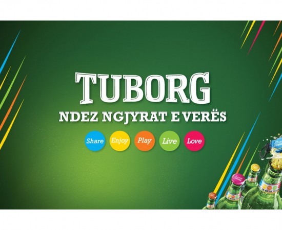 Tuborg lights up your summer colors