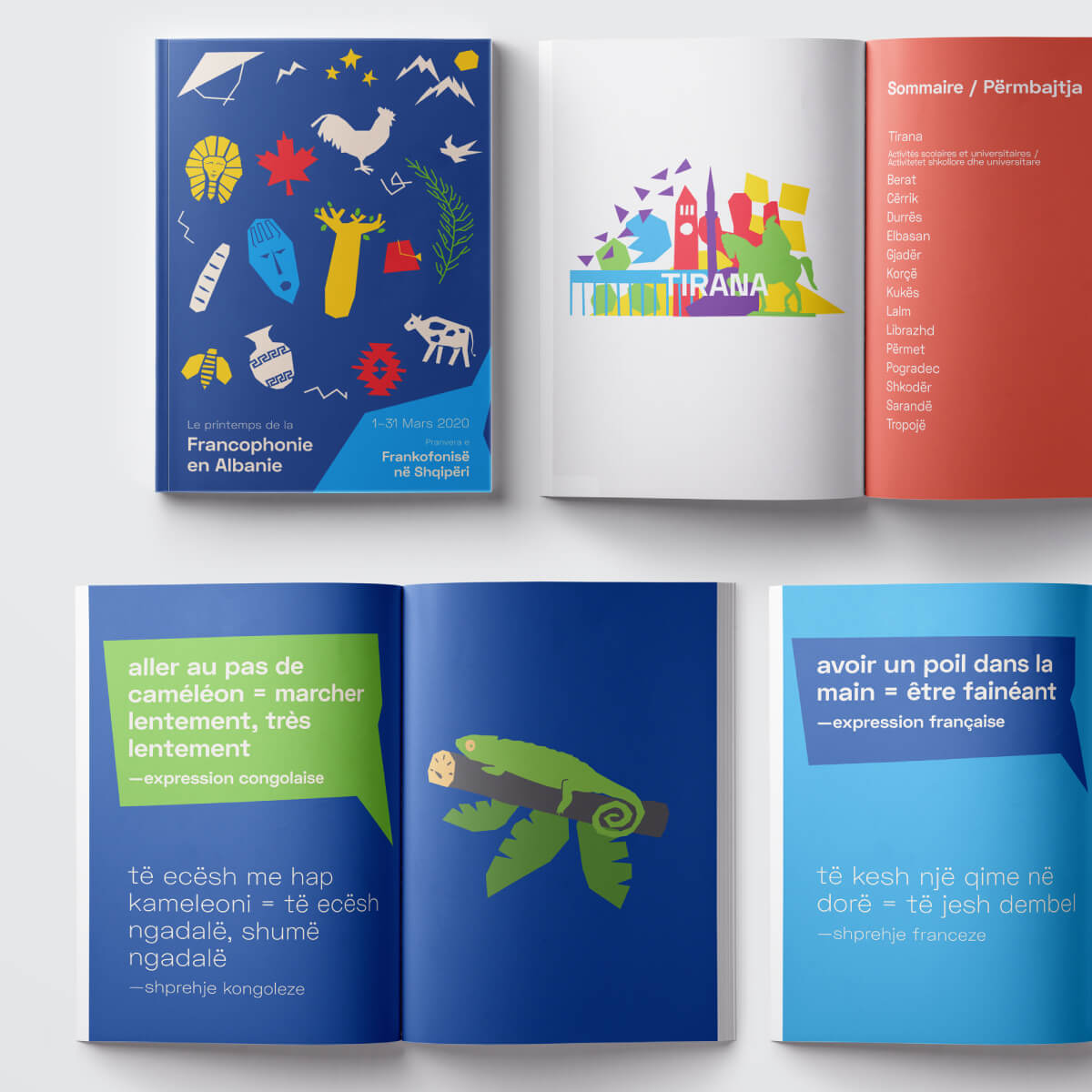 Le printemps de la Francophonie en Albanie 2020 | Booklet