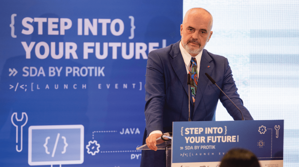 Software Development Academy event Edi Rama