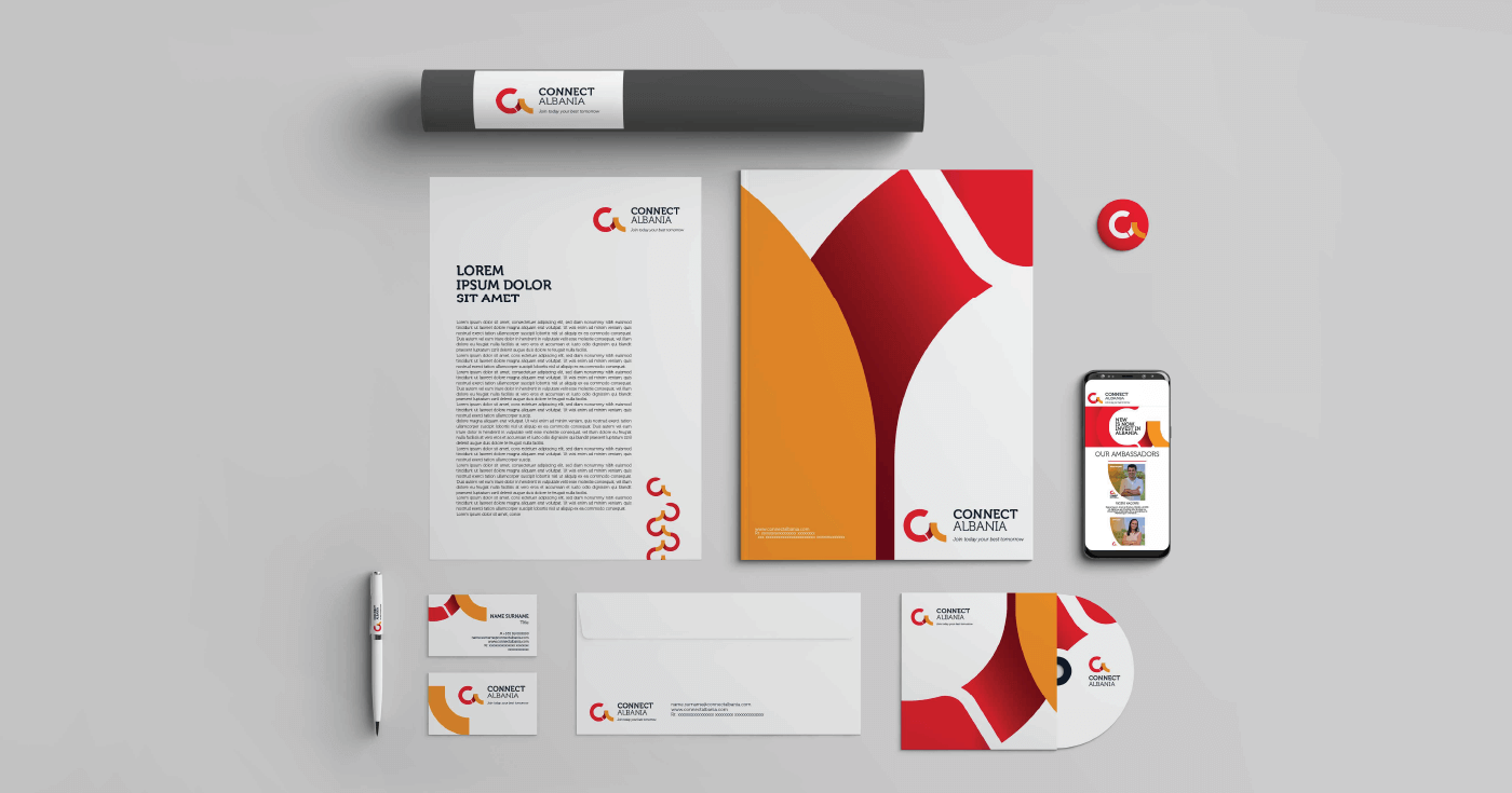 connect albania stationery