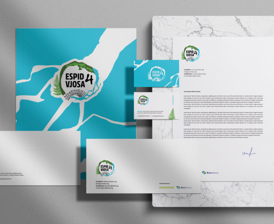 Brand identity for ESPID4Vjosa: protecting the wild river with knowledge and science